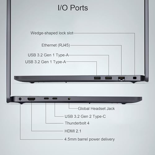 Image of Dell Pro 16 (Next Gen Latitude 3550) Business AI PC Laptop (16 inch FHD+, Intel 12-Core Ultra 5 235U (> i7-1355U), 32GB DDR5 RAM, 1TB SSD) Backlit, Anti-Glare, Wi-Fi 6E, 1080p Webcam, Win 11 Pro, PC16250