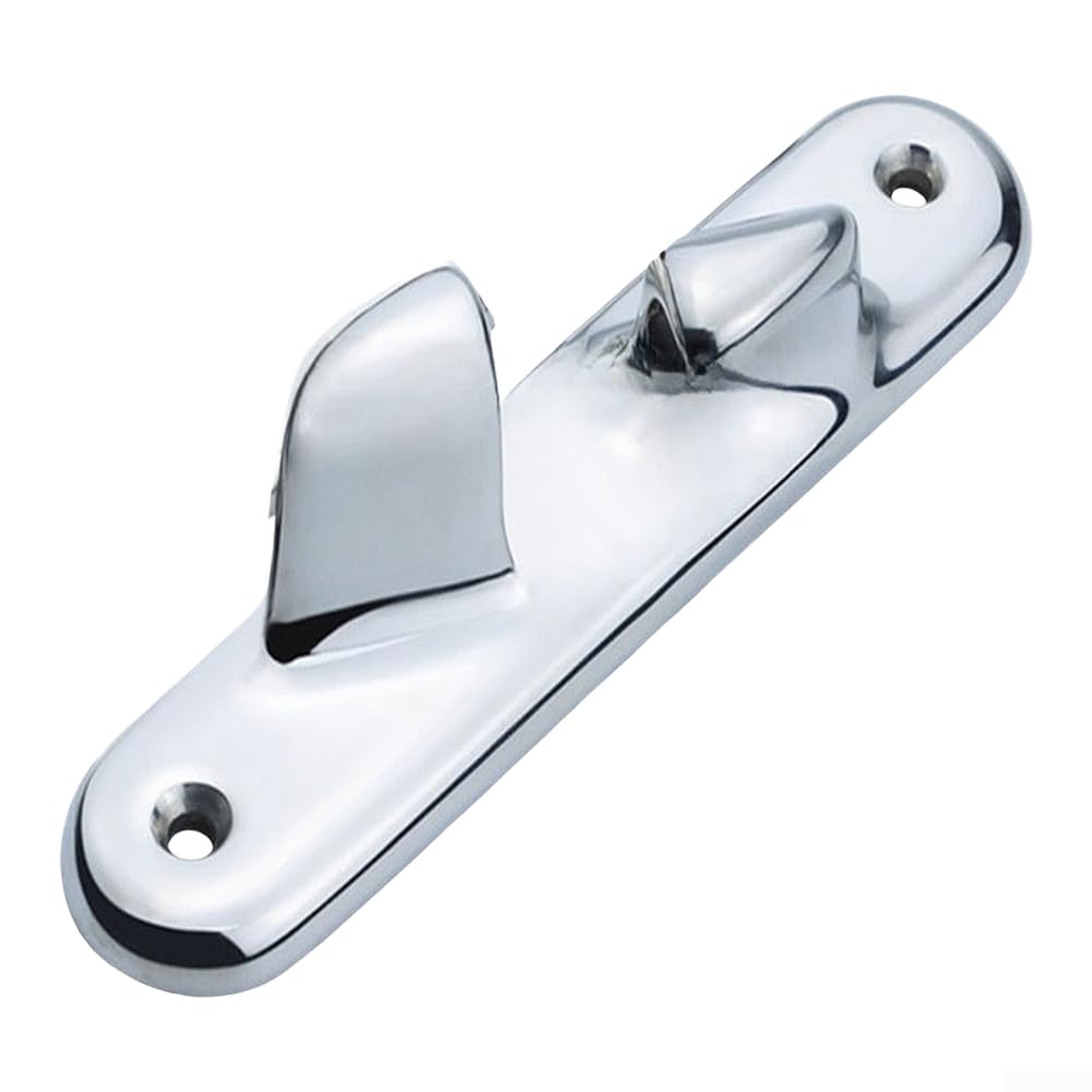 Tacchetto guida per corda, in acciaio inossidabile 316, per barche e yacht, passacavo lucidato a specchio, resistente, accessorio hardware per ponte marino (25,4 cm destra)