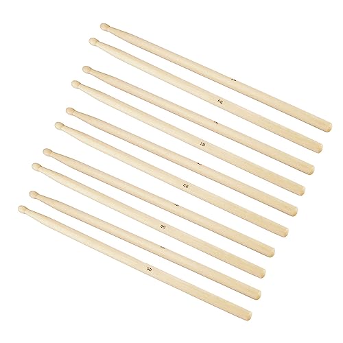 Alomejor 12 Pairs Maple Drum Stick 7A Maple Drum Stick Drumstick, Drumsticks miniatura 5
