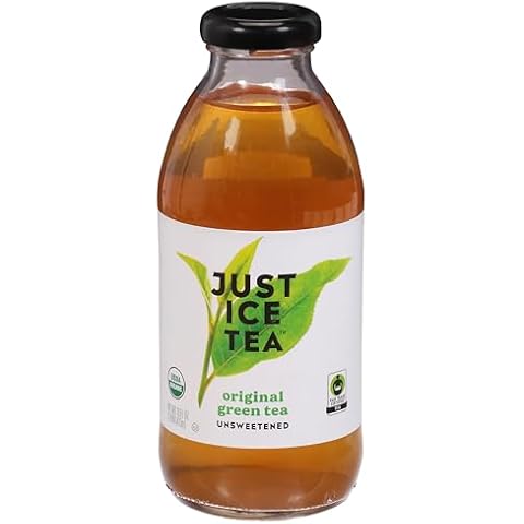 Just Ice Tea Organic Original Green Tea, 16 FZ Cover