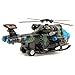 Vokodo Military Helicopter with Lights Sounds Bump and Go Self Riding Army Chopper Aircraft Toy Durable Battery Operated Kids Action Airplane Pretend Play Great Gift for Children Boys Girls Toddlers