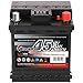 BlackMax Autobatterie 12V 45Ah 420A/EN – Wartungsfreie Starterbatterie mit +30% Startkraft – Ersetzt 40Ah, 44Ah, 45Ah – Für PKW & Kleinwagen – Sofort Einsatzbereit & Rüttelfest