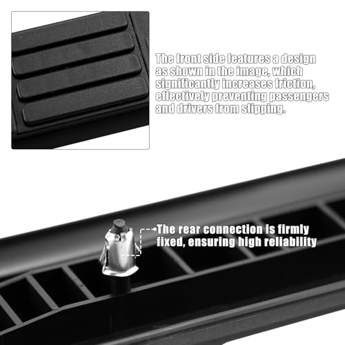 RULLINE Updated Universal Non-Slip 3" Step Pad Replacement Kit - Durable Tread Covers Compatible with Trucks, SUVs & Vans - Accessory Upgrade (Matte Black Finish) 4pack by RULLINE - Image 3