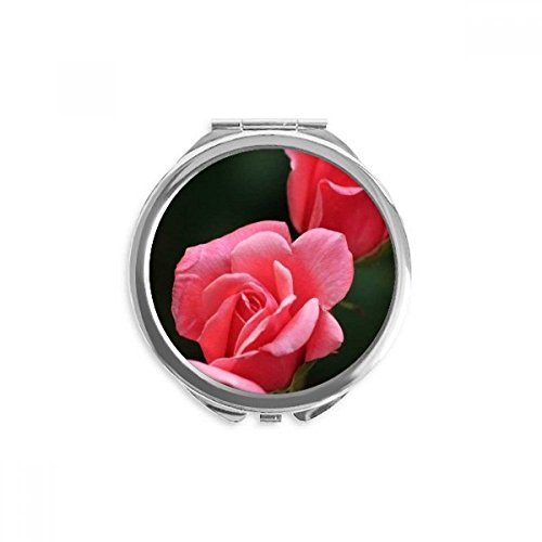 Miroir de poche rose imprimé floral idée cadeau attentionnée pour amie