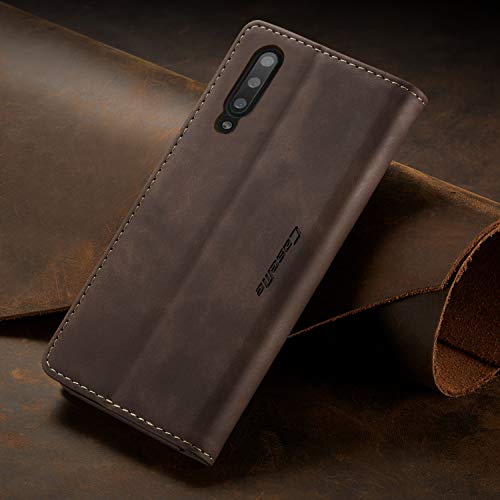 Galaxy A50 Case,Bpowe Leather Wallet Case Classic Design With Card Slot And Magnetic Closure Flip Fold Case For Samsung Galaxy A50 (Coffee) #TOP6