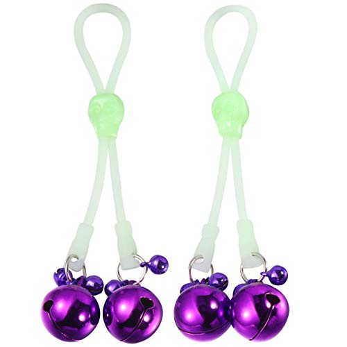 HEALLILY 2 Peças de Grampo de Mamilo Não Perfurado Grampo de Mamilo Ajustável para Casais (Corda de