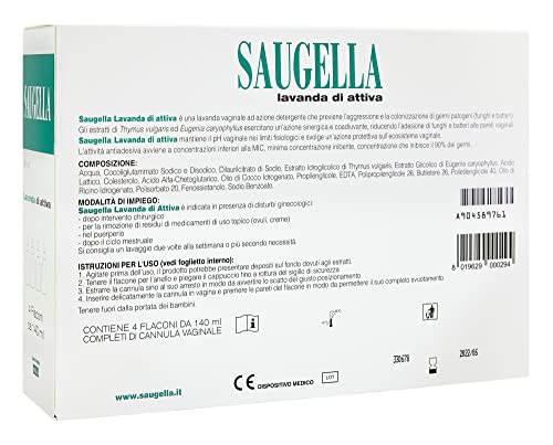 Saugella Lavanda Attiva 140Ml 4 Flaconi - 3