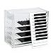 Acrylic 5 Layers clear Eyelash Storage Box, Makeup Display Container, Eyelashes Holder Case Grafting, Eyelash Transparent Box Extension Tool