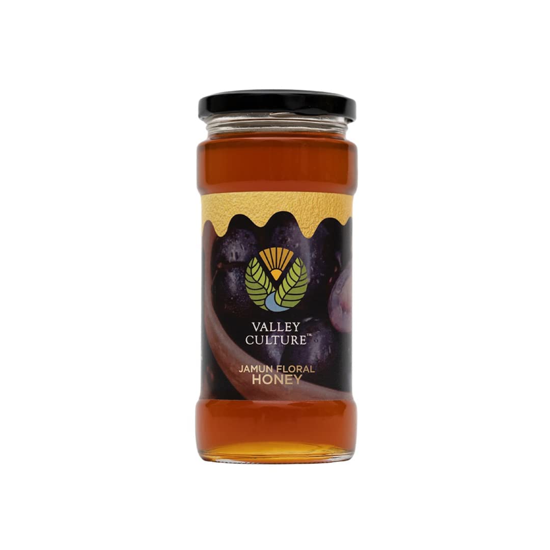Valley Culture Himalayan Jamun Floral Honey Organic, Raw, Unpasteurized & Unprocessed Organic Honey without Sugar from Manpuri, Gwalior, Anti-Oxidant & Fruity Flavored Pure Honey 500G -Pack of 1 (B0B8JDDH13) Amazon Price History, Amazon Price Tracker