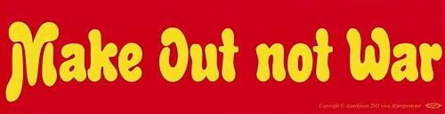 AzureGreen Make Out no WarPegatinaSkin (11.5" x 3")