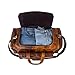 KPL Leather duffel bag 24 Inch U Zip holdall Travel sports Weekend gym Sports