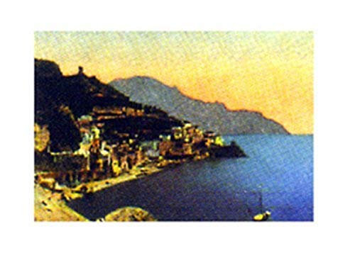 BUY ART FOR LESS Amalfi Panorama 8 X 10 Poster