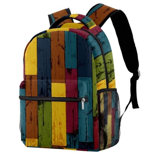 Sac à dos d'école et sac de voyage décontracté multicolore 29.4x20x40cm pour adolescents