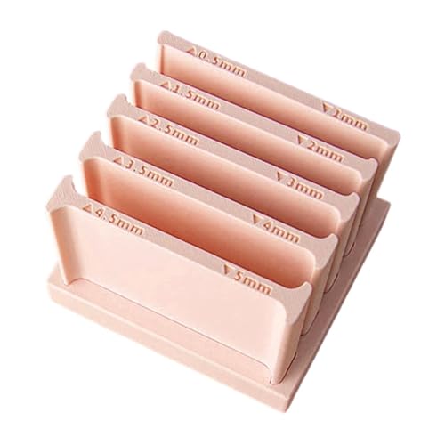 Outil Rouleau À Fil Pour Épaisseur D'Argile, Avec base de rangement et contrôle précis de 5 tailles, Outil rouleau à corde pour épaisseur d'argile, Pour Création De Bijoux Décoration Projets DIY Artis