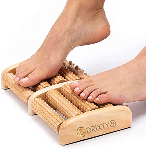 Image of Wooden Roller Massage Roller Foot Massager and Legs Pain Relief Massager - Set of 1 - Wooden - Manual - Cordless - Stress Relief, Muscle Therapy, Plantar Fasciitis