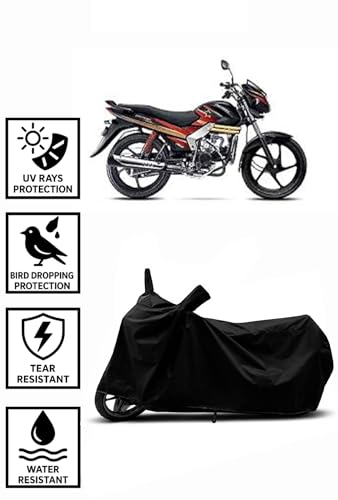 Image of Heavy Duty Waterproof Scooty & Bike Cover for Mahindra Centuro - UV Resistant, Dustproof & Rain Protection, All-Weather Outdoor Cover for Bikes & Scooty with Buckle Straps