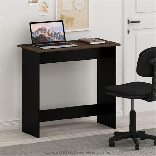 FURINNO Simplistic Study Table, Columbia Walnut - image 2