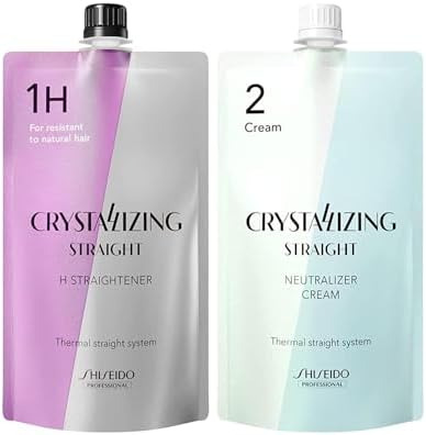 Shiseido Professional Crystallizing Straight H1+H2 For Coarse or Resistant Hair 400g+400g by Unknown