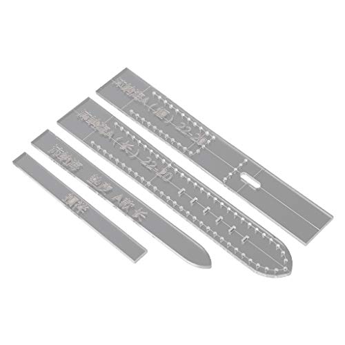 Baiyao 5AC401121-01 Acryl-Schablonen-Set für Uhrenarmbänder