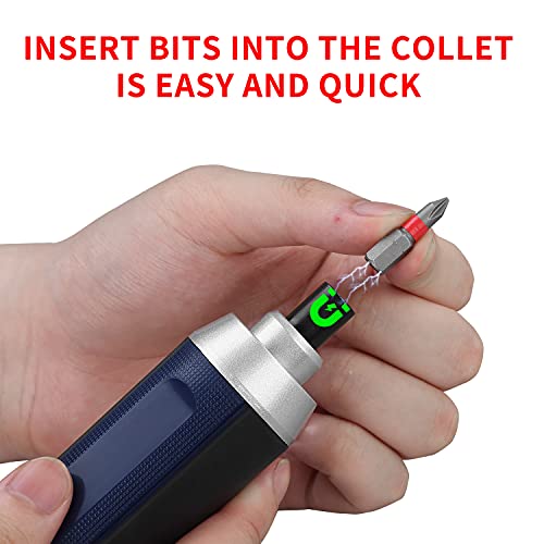 4V Cordless Electric Screwdriver With 4 Torques Small Portable Power Screwdriver Kit,2Ah Li-Ion Available For Usb Charging,With Led Work Light For The Repair Of Appliances, Furniture #TOP5