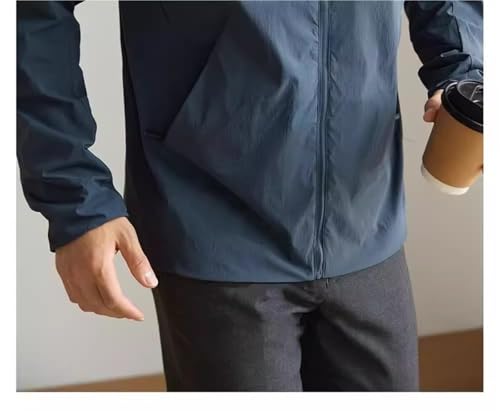 Chaqueta ligera para hombre resistente al viento miniatura 4