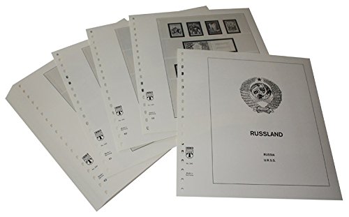 Feuilles LINDNER Russie 1974-1976 en papier de fort grammage