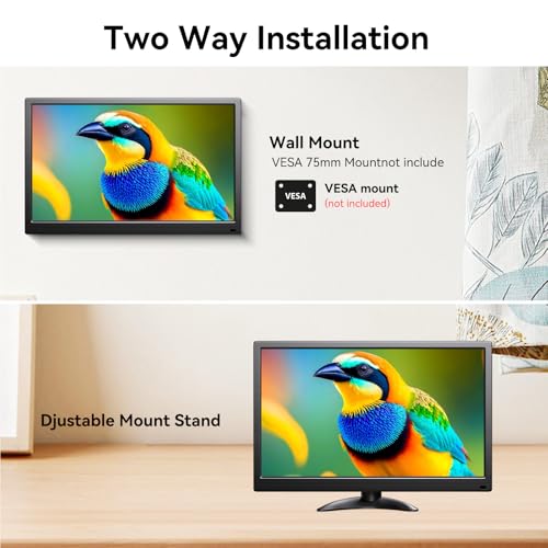 Image of 14 Inch Touch Screen Monitor FHD 1080P 60hz 99% sRGB IPS /HDMI /USB-C Computer Monitor Plug & Play, for Laptop PC Phone Raspberry Pi Switch PS4 PS5