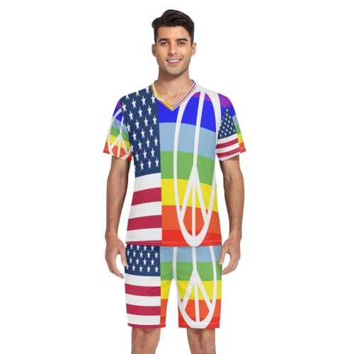 Camisa de pijama GuoChe de manga corta para noches de verano en el sofá 6