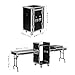 LIOOBO Recording Studio Racks Portable Dj Table for Stage Dj Work Table Audio Stereo Equipment Storage Cabinet for Stage Studio Cabinet Audio Mixer Stand Road Case