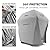 Nestl BBQ Grill Cover, Heavy Duty Grill Covers - Waterproof Gas Grill Covers, Durable UV & Fade Resistant Barbecue Grill Cover with Front Zipper Pocket - 58 Inch, Gray