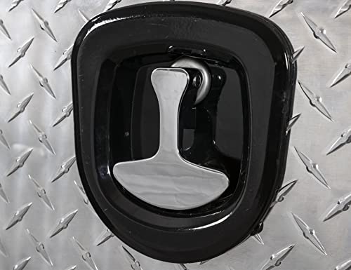 Image of Buyers Products 1705133 Diamond Tread Aluminum Underbody Truck Tool Box, 24 x 24 x 30, Made in USA, .100 in. Thick, Corrosion-Resistant, Locking Compression Latch, Secure Storage for Work Trucks