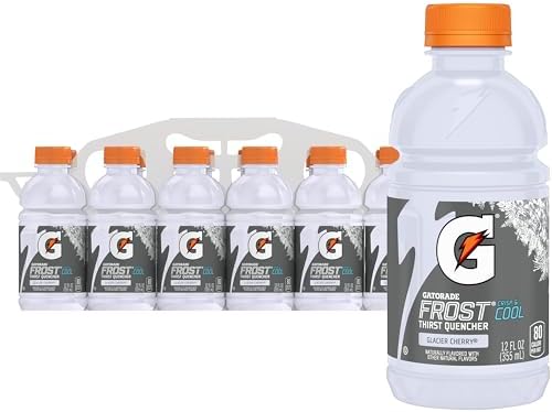 Gatorade Thirst Quencher, Glacier Cherry, 12 Fl Oz (Pack of 12)
