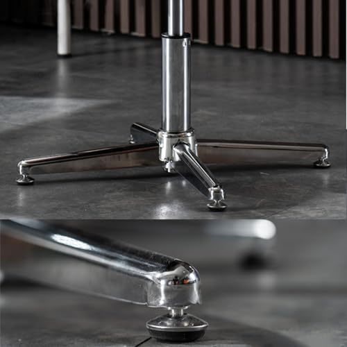 Chaise d'ordinateur de bureau ergonomique rembourrée fixe