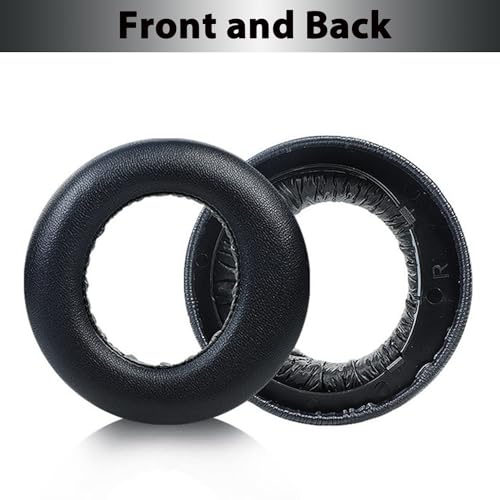 Image of Adhiper PS5 Replacement Ear Pads Cushions for Sony PlayStation 5 Pulse 3D PS5 Wireless Headset, Ear Pads for Sony PS5 Pulse 3D with Noise Isolation Memory Foam & Soft Protein Leather(Black)