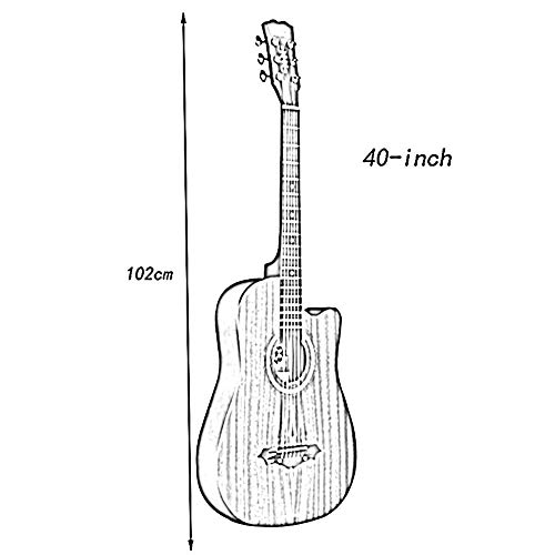 DYB Jouet de Ballade de Guitare Acoustique pour Hommes et Femmes, Performance de Chant étudiant 40 Pouces avec Sac à Dos… - Les Beatles, Paul McCartney, John Lennon, RIngo Starr, George Harrison DYB Jouet de Ballade de Guitare Acoustique pour Hommes et Femmes, Performance de Chant étudiant 40 Pouces avec Sac à Dos… – Image 5
