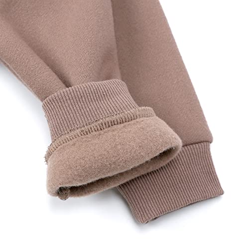 Image of MYGBCPJS Youth 2PCS Jogger Outfits Set Fleece Hooded + Sweatpants Boys Girls Athletic Sweatsuits Pullover Clothes