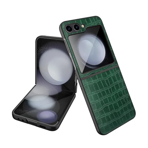 Coque Samsung Galaxy Z Flip 5 intégrale fine verte résistante aux chocs