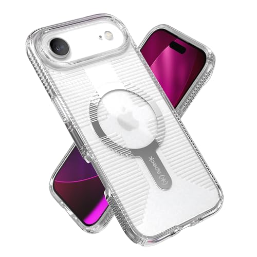Image of Speck GEMSHELL Grip +MS Case for iPhone 17 Air - Clear /Clear | Slim Protective Grip | Drop Protection | MagSafe Compatible