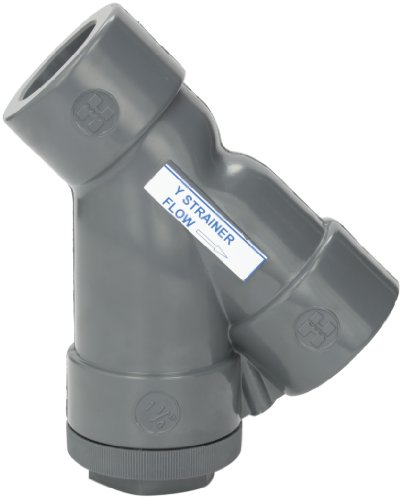Hayward YS10125S Socket PVC Y-Strainer with FPM O-ring Seals, 1-1/4-Inch