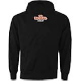 Rock Off officially licensed products Men's Logic Gauge (Back Print) Hooded Sweatshirt Black