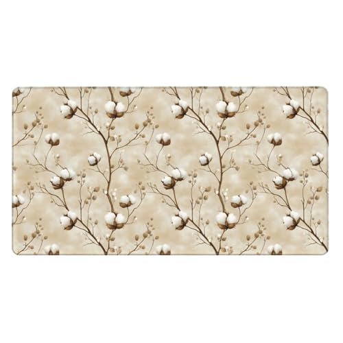 Tapis de souris de jeu grand format anti glisse avec base caoutchouc imprimé
