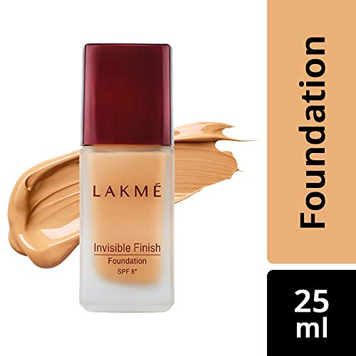 Image of LAKME Rose Face Powder, Warm Pink, 40G And Invisible Finish For Oily Skin Spf 8 Natural Light Coverage Foundation, Shade 05, 25Ml, 1 Count