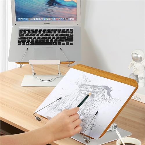Soporte de suelo para libros: el mejor atril ajustable y plegable de cocina 5