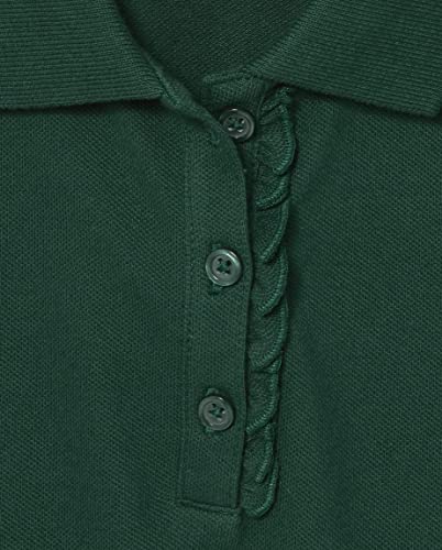 The Children's Place Camisa polo piquê de babados para meninas, Pacote com 2 Spruceshad, XG