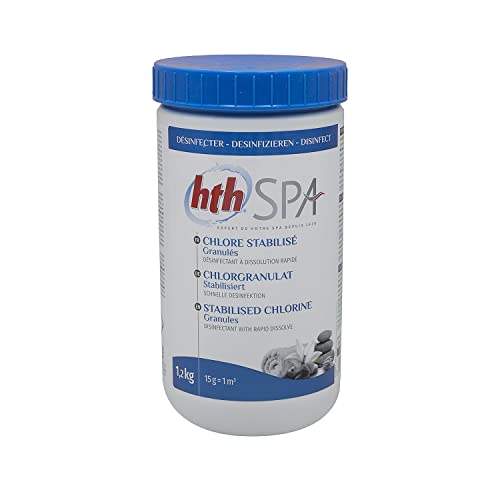 Chlore STABILISE HTH Spa 1,2kg - Désinfection Choc - Dissolution Rapide - 10 Tests HPS OFFERTS