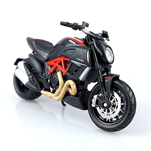 Ducati Diavel Carbon Edition Model By Maisto 1:18Th Scale Black #TOP2