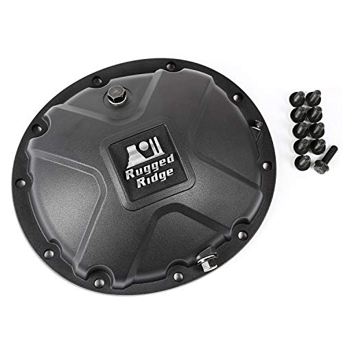 Rugged Ridge | Boulder Aluminum Differential Cover, Black | 16595.14 | Fits Dana 35 #TOP1