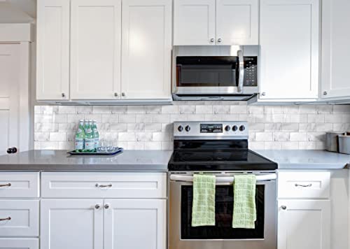 Joqixon Peel And Stick Backsplash Subway Tiles, Stick On Tiles Kitchen Backsplash, Thicker Design, 5 Tiles #TOP1