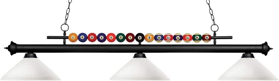 Shark - 3 Light Island/Billiard in Billiard Style - 16 Inches Wide by 15 Inches High