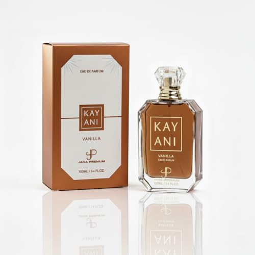 Kayani Vanilla Eau De Parfum Oriental Vanilla Fragrance with Jasmine and Tonka Bean 100ml - Jana Premium